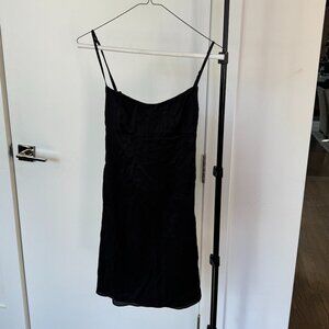 Kith Silk Blend Black Slip Dress | Size S